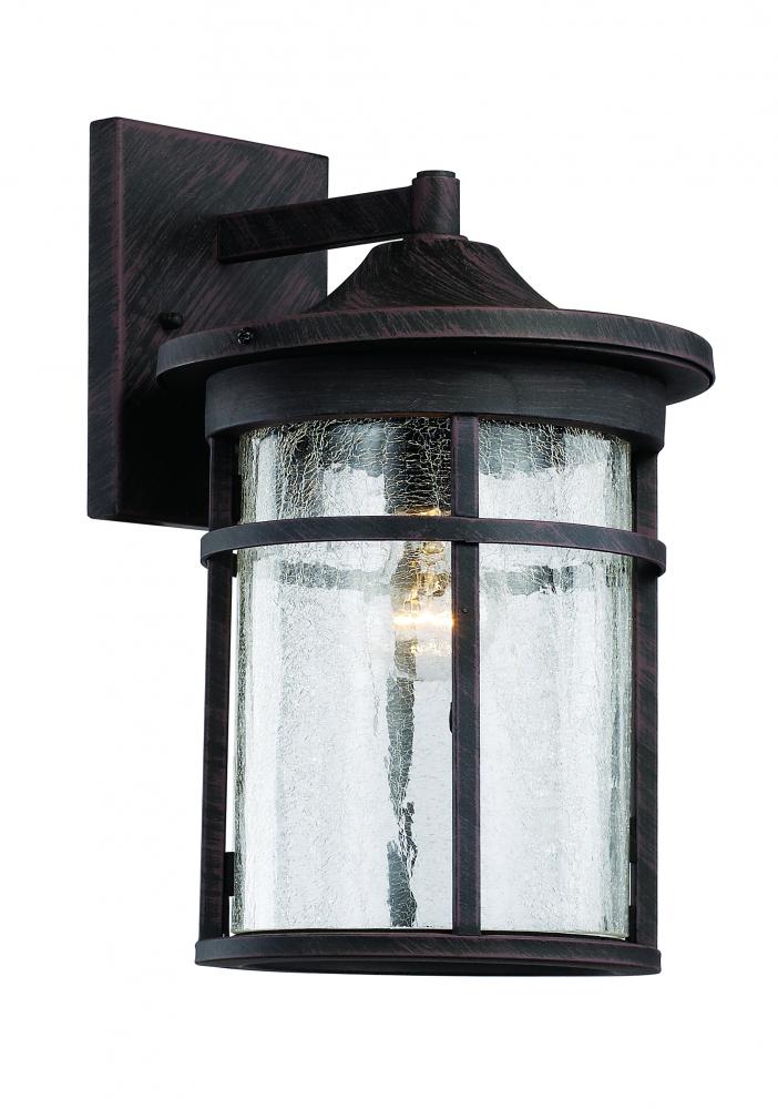 1LT WALL LANTERN-LG-SEEDED GLA